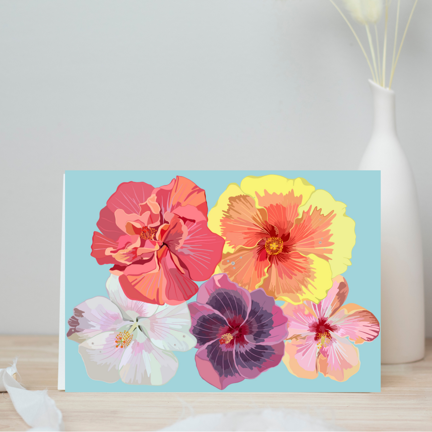 Greeting Card - Hi-Bis-Kiss