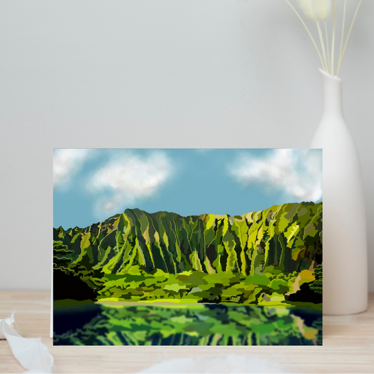 Greeting Card - Ko'olau Range