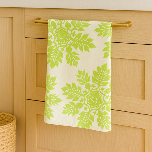 Ulu Quilt Tea Towel Kiwi