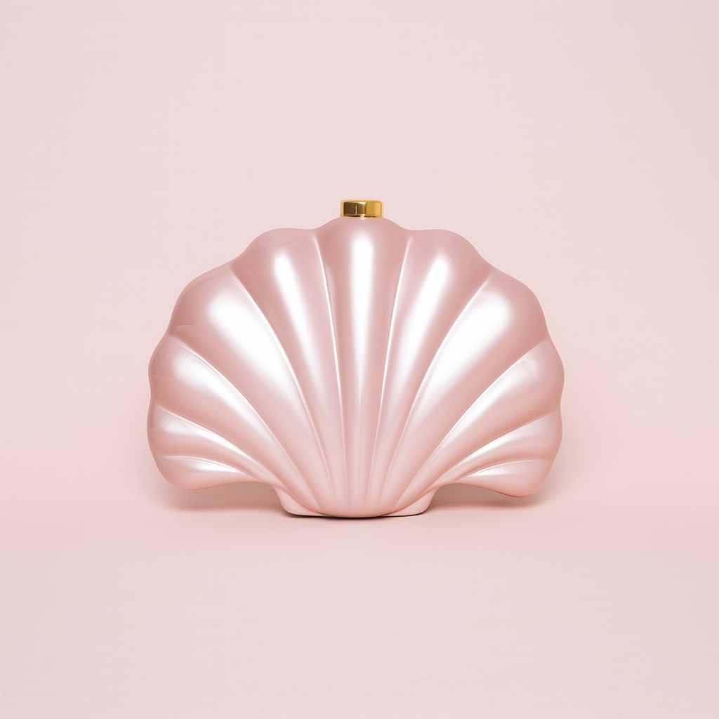 Pink Sea Shell Dreams Clutch