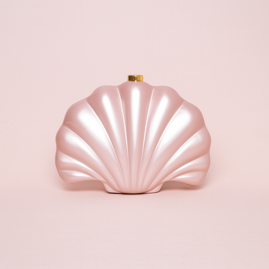 Pink Sea Shell Dreams Clutch