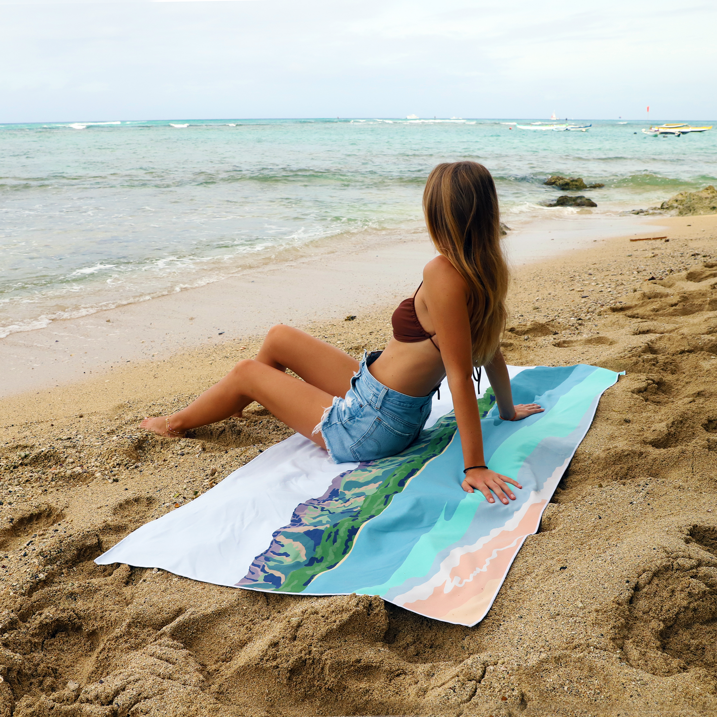 Diamond Head Towel