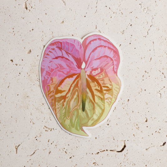 Anuenue Sherbet Anthurium Sticker