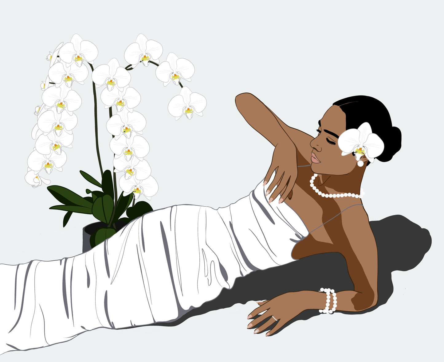 Hawaiian Bride Canvas