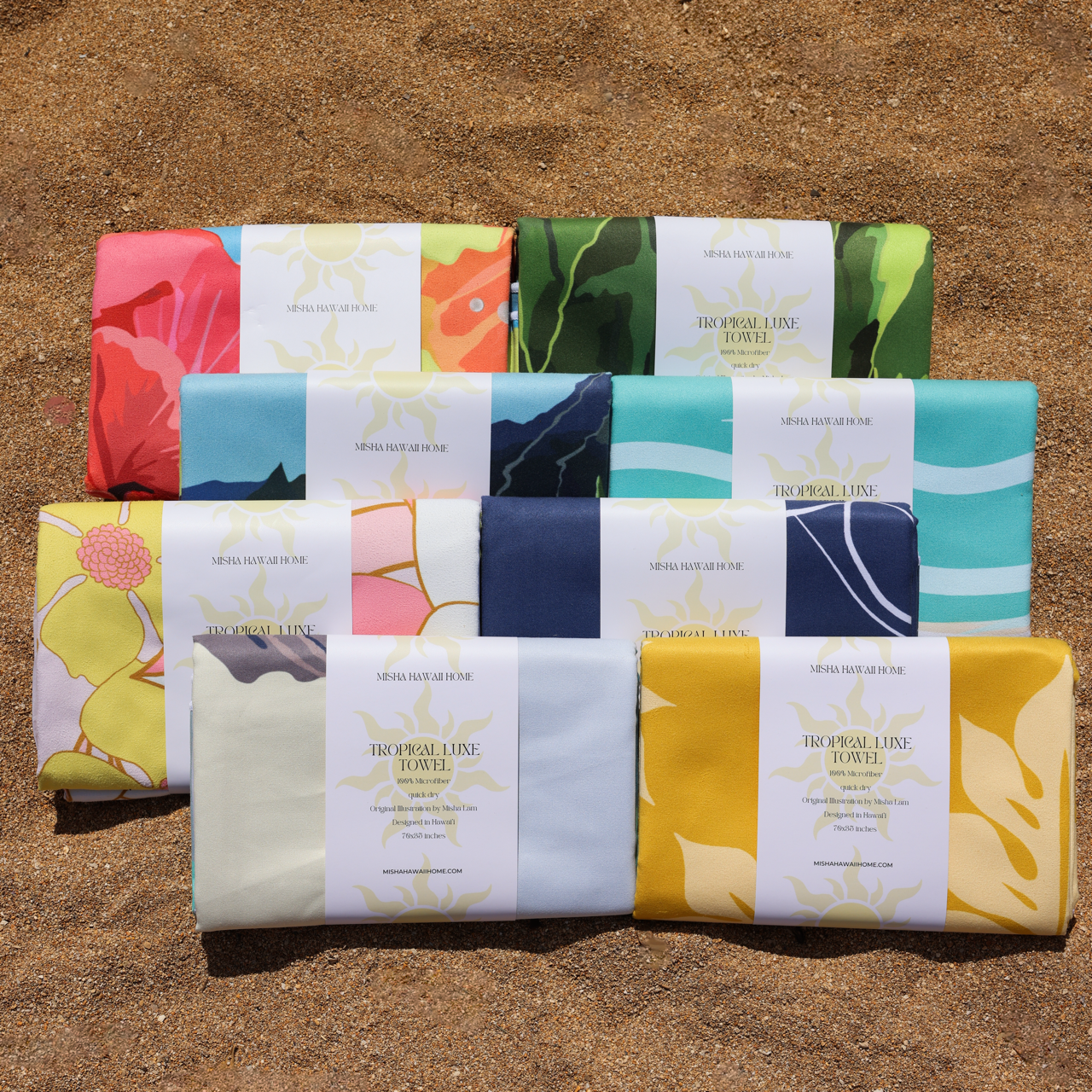 Set of 8 Beach Towels - Starter Pack