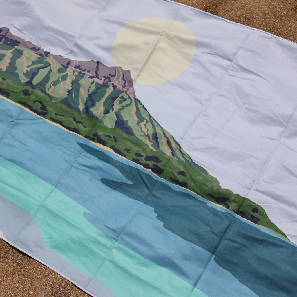 Diamond Head Towel