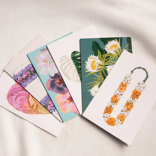 Hawaiian Flora - Set of 6 Cards