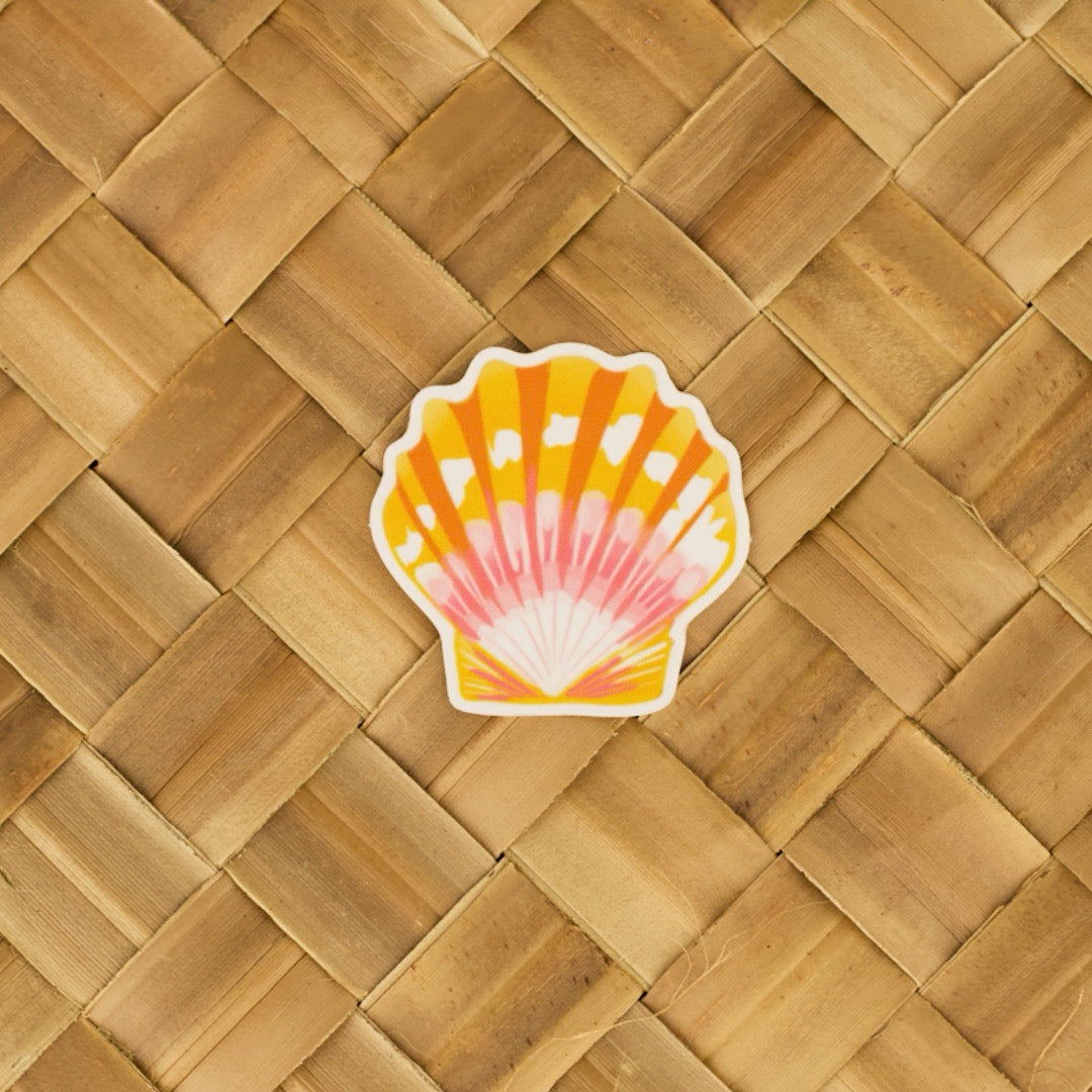 Sunrise Shell Sticker – Misha Hawaii Home