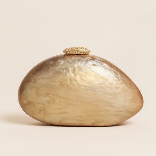 Bronze Pearl Clutch