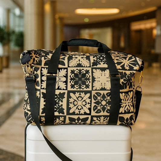 Hawaiian Quilt Travel Duffle Bag