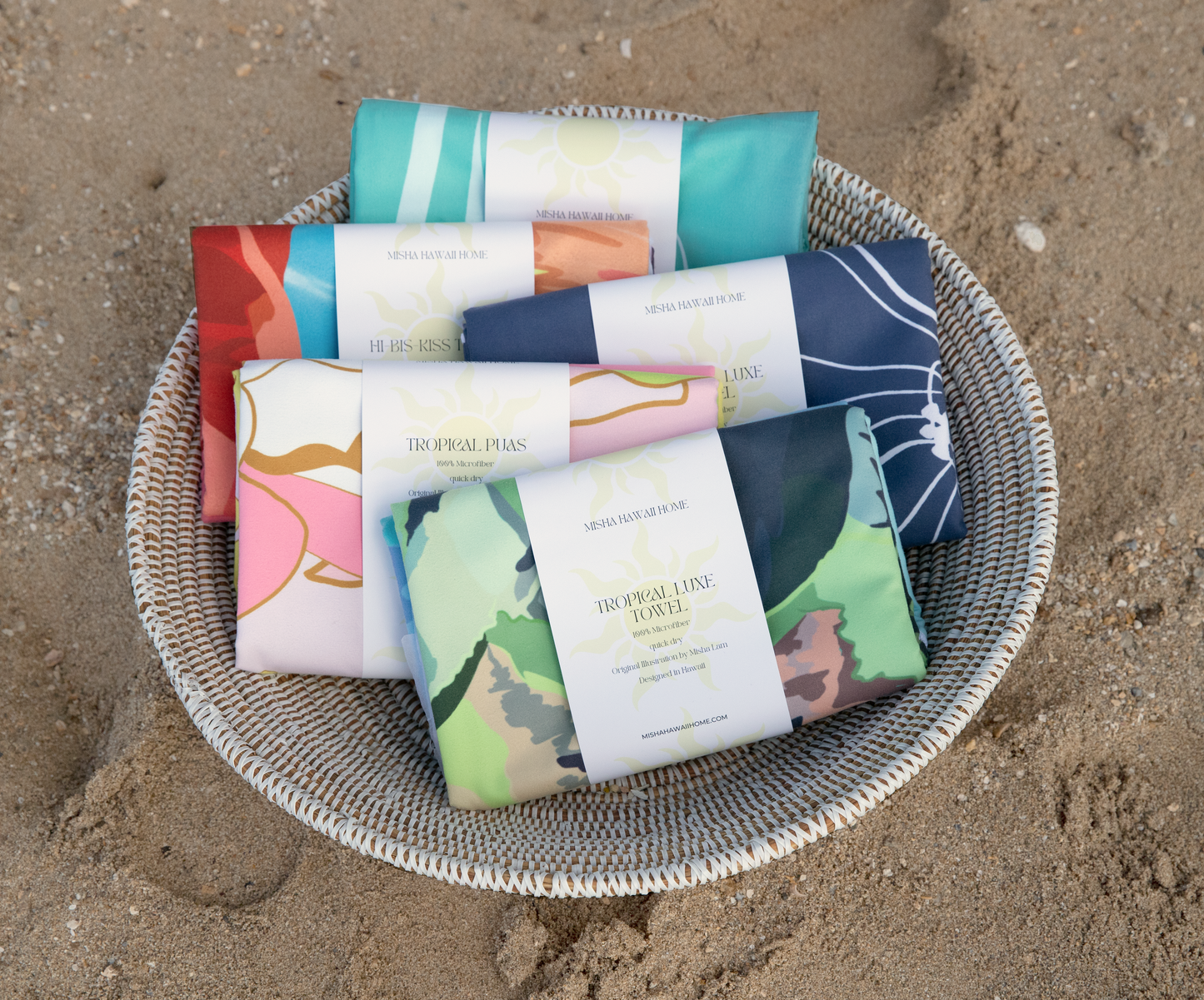 Set of 6 Beach Towels - Starter Pack