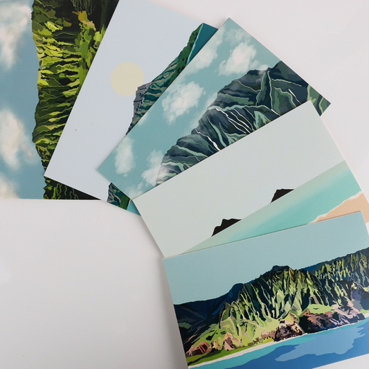 Hawai'i Landscapes - Set of 5 Cards