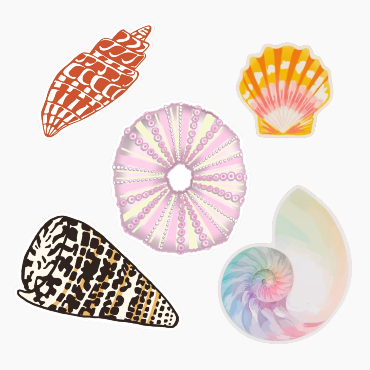 Ocean Sticker Pack of 5 – Misha Hawaii Home
